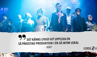 En lysande premiär av Sweeney Todd