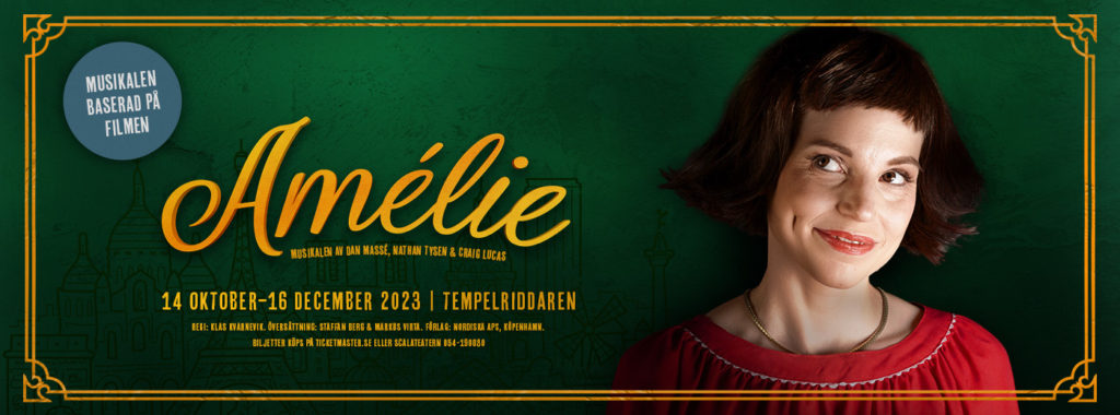 Amélie – premiär oktober 2023