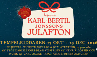 Biljettsläpp för musikalen Karl-Bertil Jonssons julafton